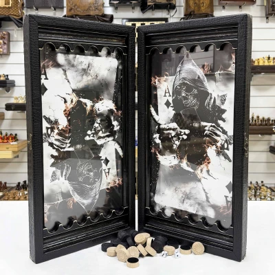 Нарды стеклянные эксклюзивные Азарт 60 см