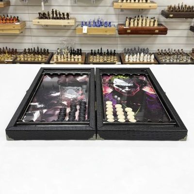 Нарды стеклянные эксклюзивные Джокер 60 см