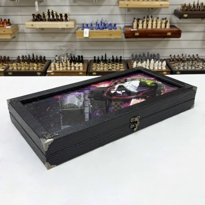 Нарды стеклянные эксклюзивные Джокер 60 см