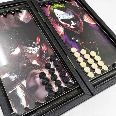 Нарды стеклянные эксклюзивные Джокер 60 см