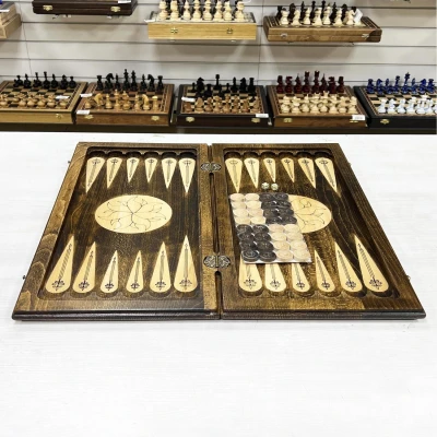 Нарды деревянные резные Пегас 60 см, Artash