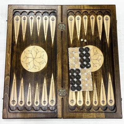 Нарды деревянные резные Пегас 60 см, Artash