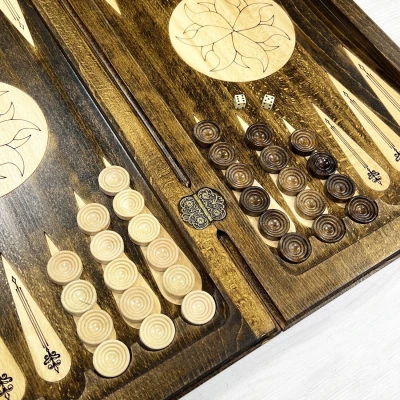 Нарды деревянные резные Пегас 60 см, Artash