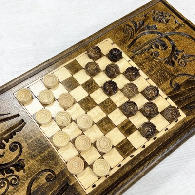 Нарды деревянные резные Пегас 60 см, Artash