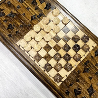 Нарды деревянные резные Джокер 60 см, Artash