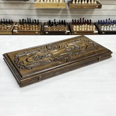 Нарды деревянные резные Орнамент-1 60 см, Artash