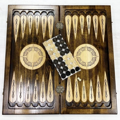 Нарды деревянные резные Орнамент-1 60 см, Artash