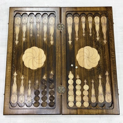 Нарды деревянные резные Орнамент-2 60 см, Artash