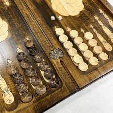 Нарды деревянные резные Звезда 60 см, Artash