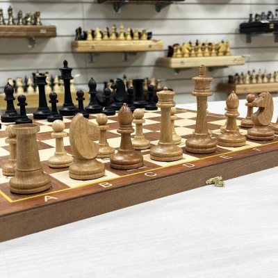 Шахматы турнирнеые Авангард Люкс большие без утяжеления