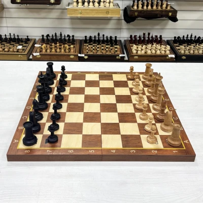 Шахматы турнирнеые Авангард Люкс большие без утяжеления