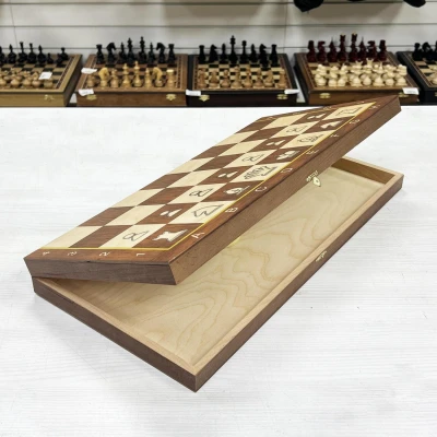 Шахматы турнирнеые Авангард Люкс большие без утяжеления