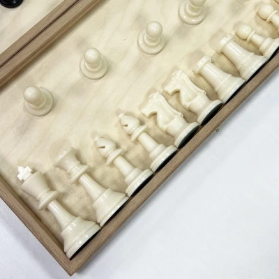 Шахматы детские Авангард Люкс с фигурами пластик