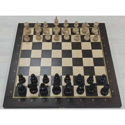 Шахматы подарочные кавказский граб Люкс