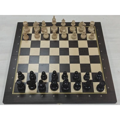 Шахматы подарочные кавказский граб Люкс