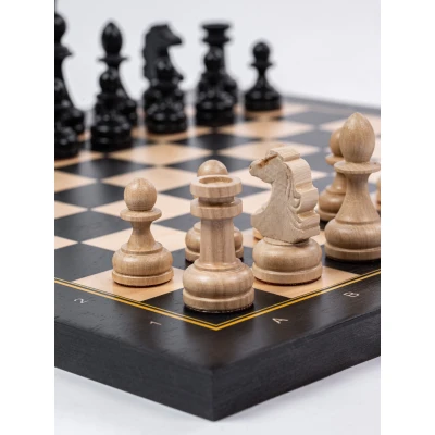 Шахматы большие деревянные Венге