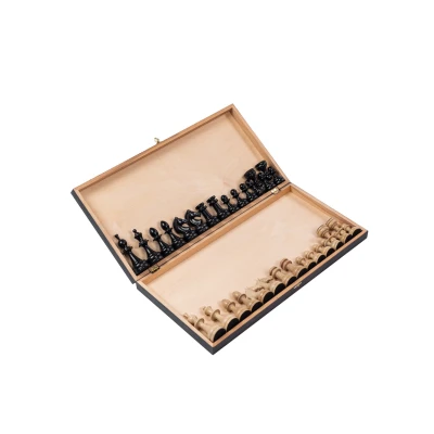 Шахматы большие деревянные Венге