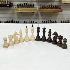 Шахматные фигуры деревянные Бастион матовые без доски