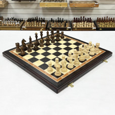 Шахматы деревянные Рыцарские венге большие