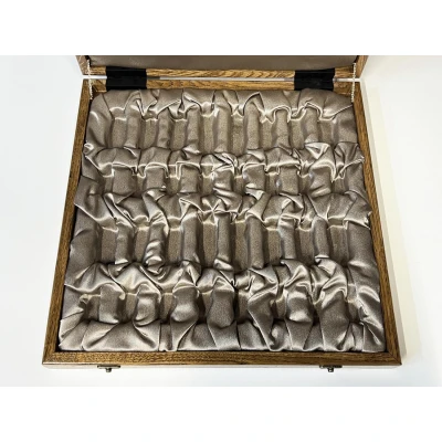 Шахматная доска ларец дубовая без фигур, Hachatyr 40 см