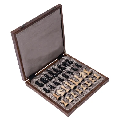 Шахматы деревянные ручной работы из дуба и граба Фаворит большие с утяжелением