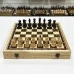 Шахматы в ларце из граба с фигурами из карельской березы