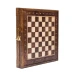 Шахматный ларец из дуба с чехлом без фигур 35 см