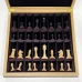 Шахматы подарочные в дубовом ларце с фигурами Стаунтон утяжеленные большие