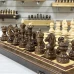 Шахматы деревянные из дуба Бастион глянцевые
