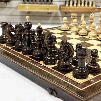 Шахматы эксклюзивные из дуба Премиальные люкс
