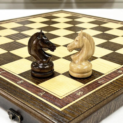 Шахматы эксклюзивные из дуба Премиальные люкс