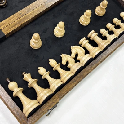 Шахматы эксклюзивные из дуба Премиальные люкс