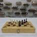 Шахматы подарочные эксклюзивные Флора карельская береза/янтарь малые , мастерская Емельянова