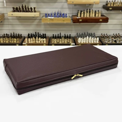 Нарды из эпоксидной смолы и дуба эксклюзивные 60 см