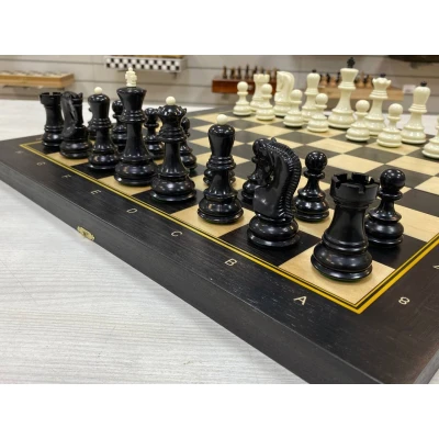 Шахматы профессиональные Фаворит большие цвет венге