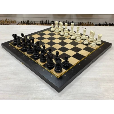 Шахматы профессиональные Фаворит большие цвет венге