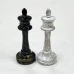 Шахматные фигуры Стаунтон роспись с кракелюром черное золото
