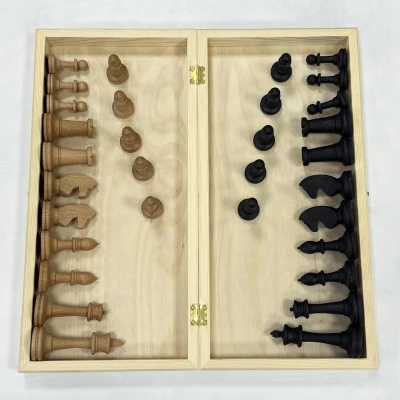 Шахматы деревянные гроссмейстерские с фигурами из бука без утяжеления