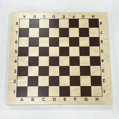 Шахматная доска гроссмейстерская 43 см без фигур большая