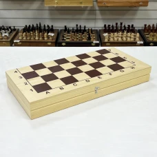 Шахматная доска гроссмейстерская 43 см без фигур большая