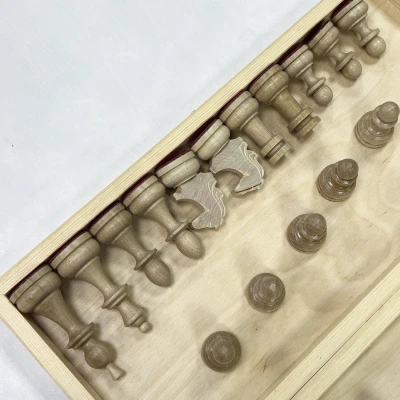 Шахматы деревянные гроссмейстерские с турнирными фигурами без утяжеления