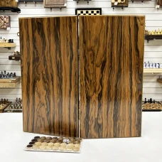 Нарды эксклюзивные из массива ясеня и палисандра 60 см