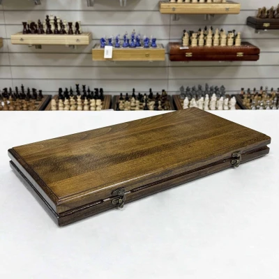 Нарды деревянные из массива бука Традиционные 50 см Нарды деревянные из массива бука Традиционные 50 см