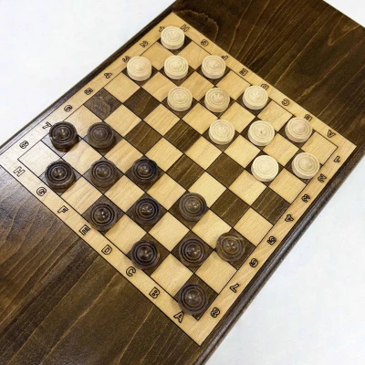 Нарды деревянные из массива бука Традиционные 60 см