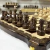 Шахматы нарды шашки резные из бука с фигурами из граба