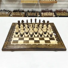 Набор 3 в 1 шахматы нарды шашки Бастион глянцевые