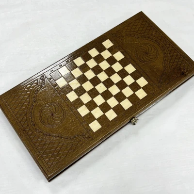 Нарды деревянные дорожные 40 см Тигр