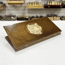 Нарды деревянные дорожные 40 см Тигр