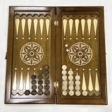 Нарды деревянные дорожные 50 см Орнамент