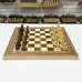 Шахматы профессиональные с утяжеленными фигурами Эндшпиль из самшита и ореха большие